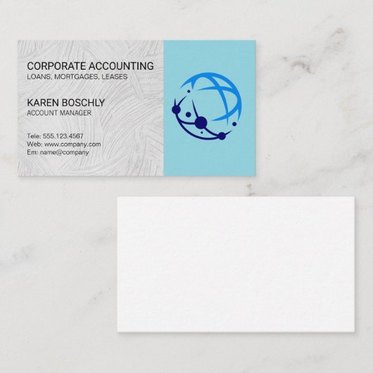 Account Manager | Corporate Global Logo Visitenkarte (Vorne/Hinten)