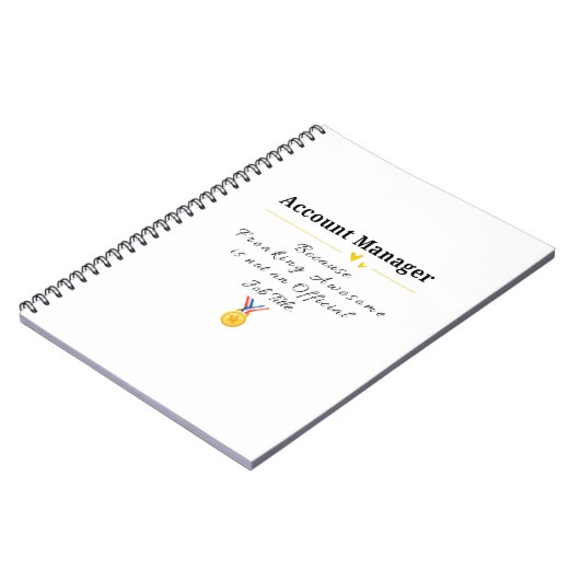 Account Manager Notizblock (Linke Seite)