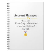 Account Manager Notizblock (Vorderseite)