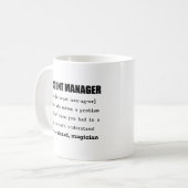 Account Manager-Tasse Kaffeetasse (Vorderseite Links)