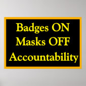 Accountability Poster (Vorne)