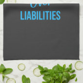 Accountant Asset Over Liabilities Geschirrtuch (Gefaltet)