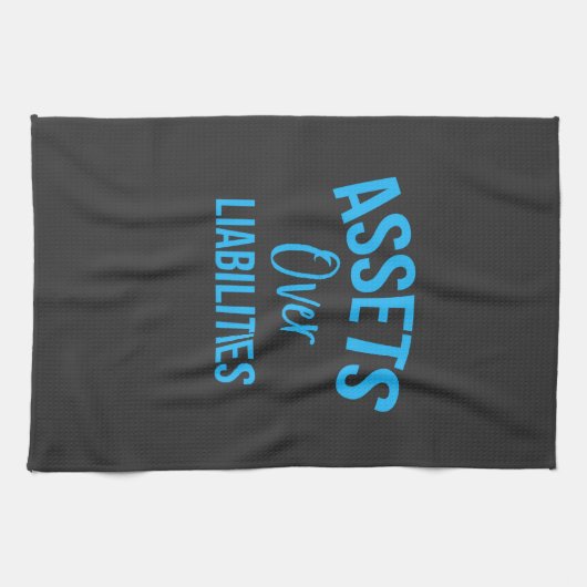 Accountant Asset Over Liabilities Geschirrtuch (Horizontal)