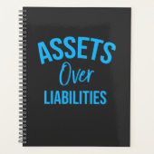 Accountant Asset Over Liabilities Planer (Vorderseite)
