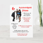 Accountant Birthday Card Wird Accountant Jokes Hum Karte (Vorderseite)