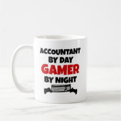 Accountant by Day Gamer by Night Kaffeetasse (Links)