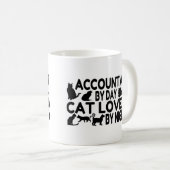Accountant Cat Lover Kaffeetasse (VorderseiteRechts)