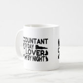 Accountant Cat Lover Kaffeetasse (Vorderseite Links)
