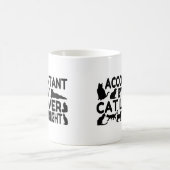 Accountant Cat Lover Kaffeetasse (Mittel)