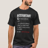 Accountant Definition Humor See Also Wizard Accoun T-Shirt (Vorderseite)