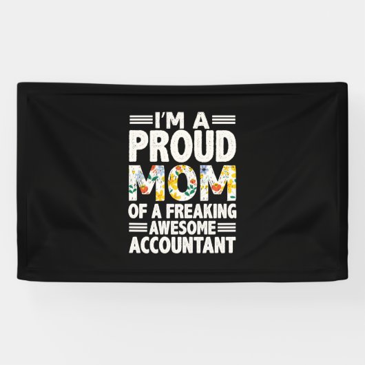 Accountant Gift | A Freaking Awesome Accountant Banner (Horizontal)