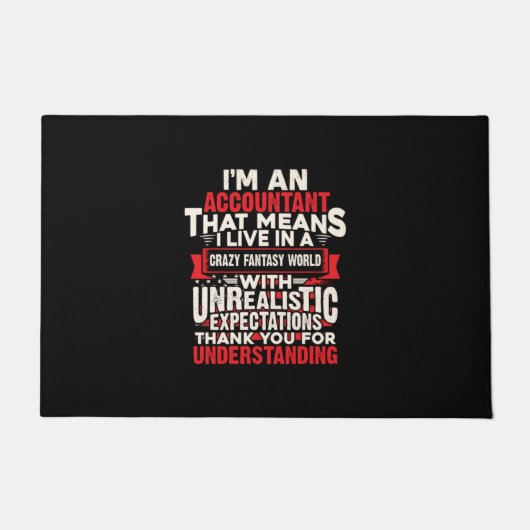 Accountant Gift | I Am An Accountant Fußmatte (Vorderseite)