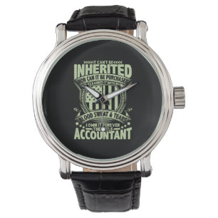 Accountant Gift   The Title  Accountant Armbanduhr