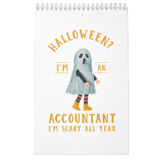 Accountant I_m Beängstigend ganzjährig CPA Hallowe Kalender
