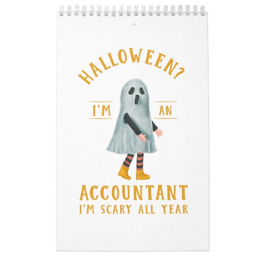 Accountant I_m Beängstigend ganzjährig CPA Hallowe Kalender (Titelbild)