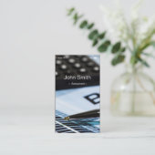 Accountant - iPhone iOS Benutzerdefinierbare flach Visitenkarte (Stehend Vorderseite)