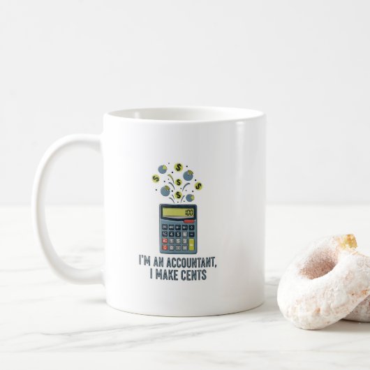 Accountant Life Essentials – Professional Finance Kaffeetasse (Mit Donut)