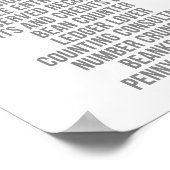 Accountant Nicknames Poster (Ecke)