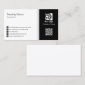 Accountant Simple Two Tone Business Card #06 Visitenkarte (Vorne/Hinten)