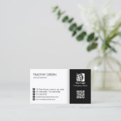 Accountant Simple Two Tone Business Card #06 Visitenkarte (Stehend Vorderseite)
