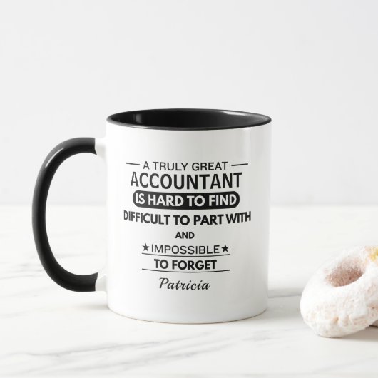 Accountant Tasse (Mit Donut)