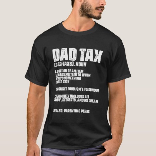 Accountant Tax Dad Bookkeeper Balance Audit Tax In T-Shirt (Vorderseite)