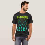 Accountants Rock Accountinga Season Numbers funny T-Shirt (Vorne ganz)
