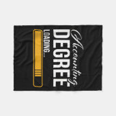 Accounting Degree Loading Tax Consultant Accountan Fleecedecke (Vorderseite (Horizontal))