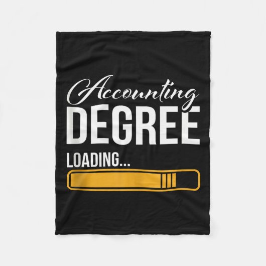 Accounting Degree Loading Tax Consultant Accountan Fleecedecke (Vorderseite)