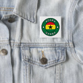 Accra Ghana Button (Beispiel)