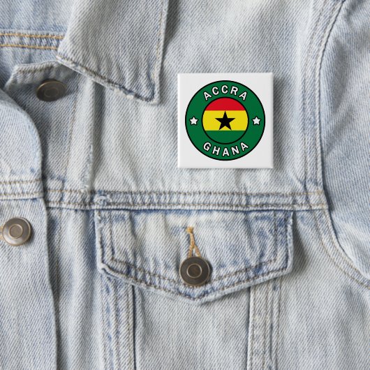Accra Ghana Button (Beispiel)