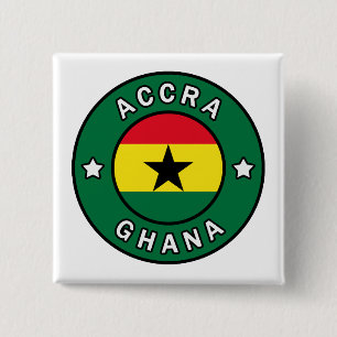 Accra Ghana Button