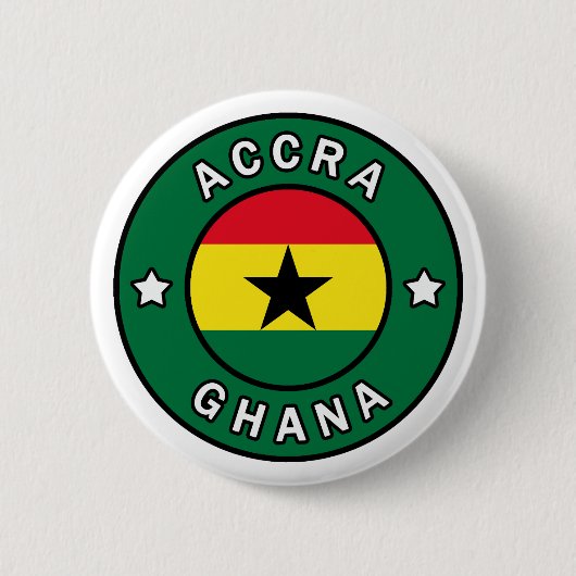 Accra Ghana Button (Vorderseite)