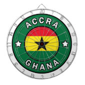 Accra Ghana Dartscheibe (vorne)