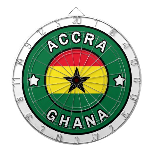 Accra Ghana Dartscheibe (vorne)