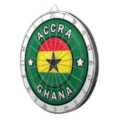 Accra Ghana Dartscheibe (Vorderseite rechts)