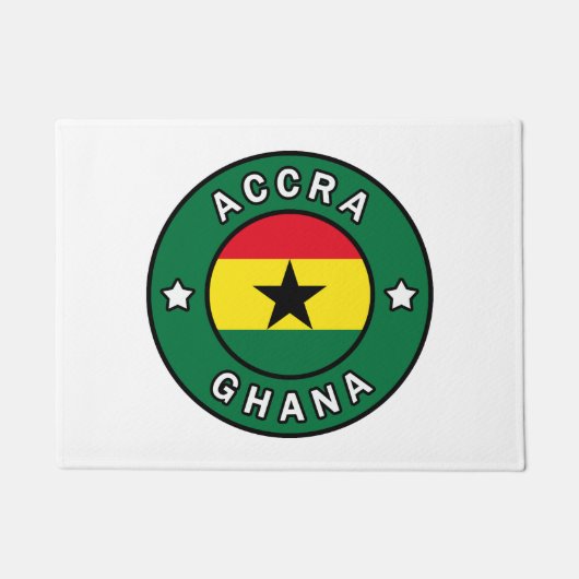 Accra Ghana Fußmatte (Vorderseite)