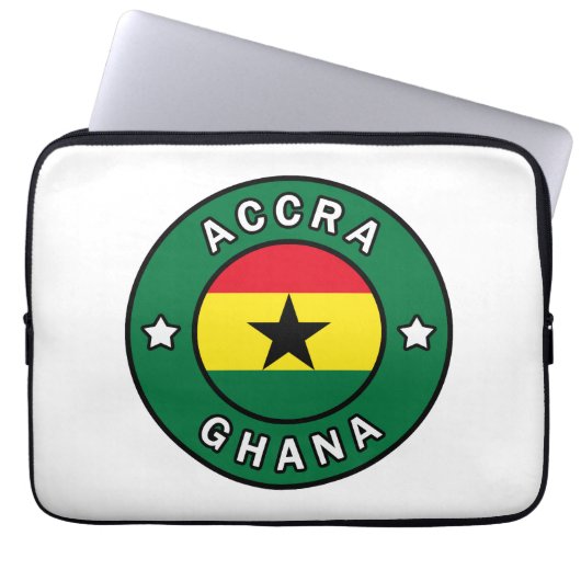 Accra Ghana Laptopschutzhülle (Vorderseite)