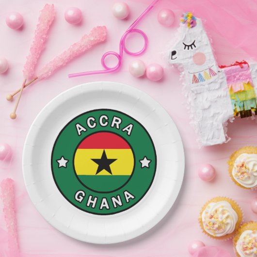 Accra Ghana Pappteller (Party)