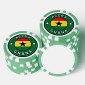 Accra Ghana Pokerchips (Stapel)