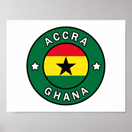 Accra Ghana Poster (Vorne)