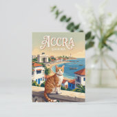 Accra Ghana Postkarte (Stehend Vorderseite)