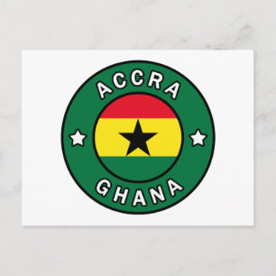 Accra Ghana Postkarte