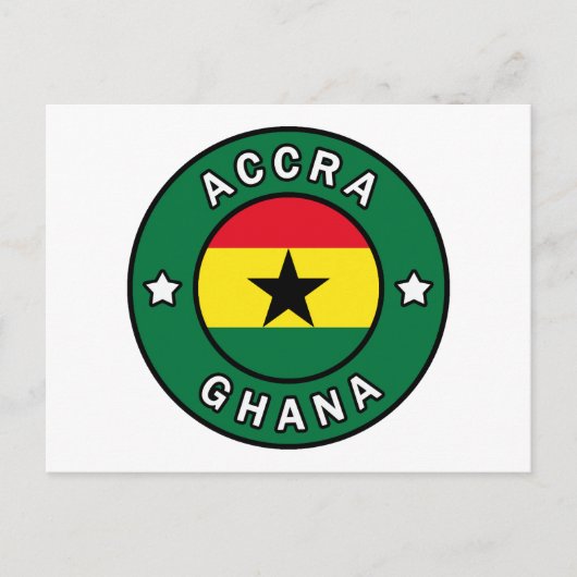 Accra Ghana Postkarte (Vorderseite)