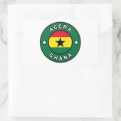 Accra Ghana Rechteckiger Aufkleber (Tasche)