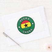 Accra Ghana Rechteckiger Aufkleber (Umschlag)