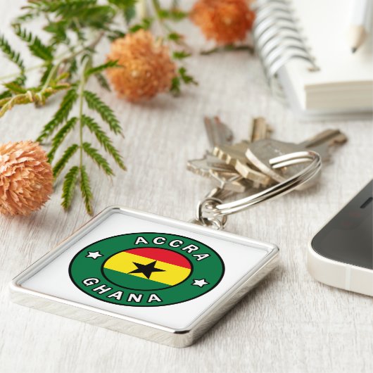 Accra Ghana Schlüsselanhänger (Seite)