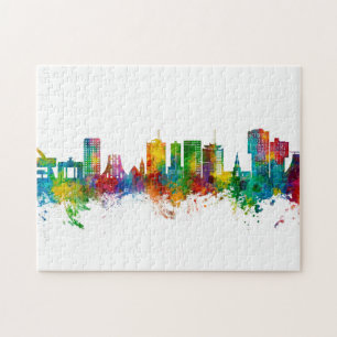 Accra Ghana Skyline Puzzle