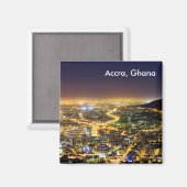 Accra, Ghana Themed Magnete Magnet (Vorderseite/Rückseite)