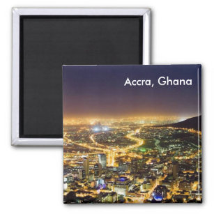 Accra, Ghana Themed Magnete Magnet